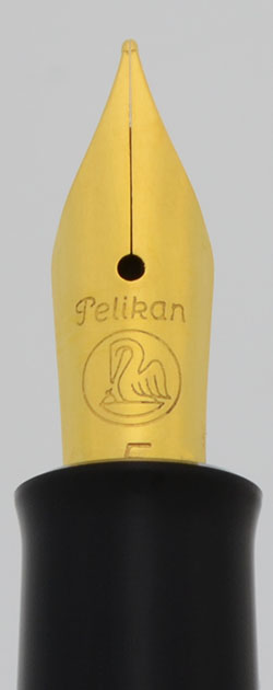Pelikan M150 Fountain Pen - Black, Piston Filler, Gold Trim, Fine